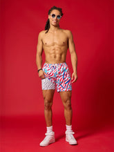 Load image into Gallery viewer, The Victory Palms (Classic Lined Swim Trunk)
