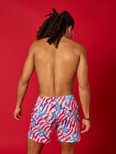 Load image into Gallery viewer, The Victory Palms (Classic Lined Swim Trunk)
